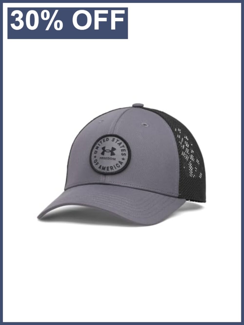 Under Armour Freedom Mid Trek Hat Adjustable Snapback Baseball Cap